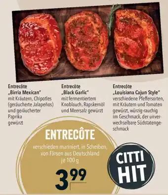 CITTI Markt ENTRECÔTE Angebot