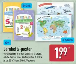 Aldi Nord Lernheft/-poster Angebot