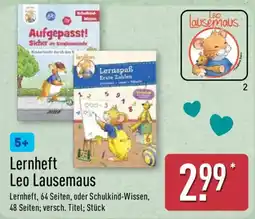 Aldi Nord Lernheft Leo Lausemaus Angebot