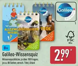 Aldi Nord Galileo-Wissensquiz Angebot