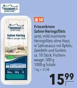 CITTI Markt Friesenkrone Sahne-Heringsfilets Angebot
