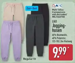 Aldi Nord L&D Jogginghosen Angebot