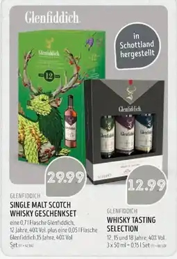 Edeka Struve Glenfiddich Single Malt Scotch Whisky Geschenkset Angebot