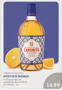 Edeka Struve CANONITA APERITIVO DE NARANJAS Angebot