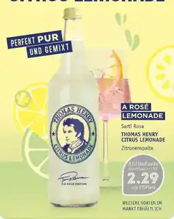 Edeka Struve THOMAS HENRY CITRUS LEMONADE Angebot