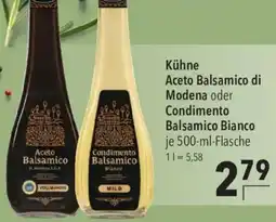CITTI Markt Kühne Aceto Balsamico di Modena oder Condimento Balsamico Bianco Angebot