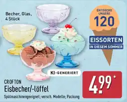 Aldi Nord CROFTON Eisbecher/-löffel Angebot