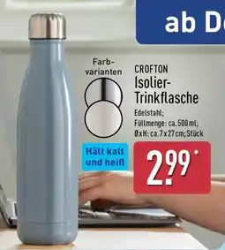 Aldi Nord CROFTON Isolier-Trinkflasche Angebot