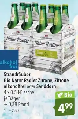 CITTI Markt Strandräuber Bio Natur Radler Zitrone Angebot