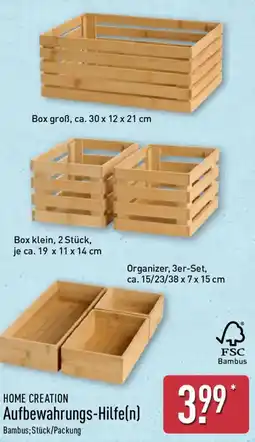 Aldi Nord HOME CREATION Aufbewahrungs-Hilfe(n) Angebot