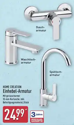 Aldi Nord HOME CREATION Einhebel-Armatur Angebot