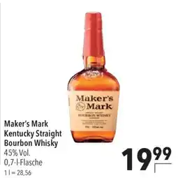 CITTI Markt Maker's Mark Kentucky Straight Bourbon Whisky Angebot