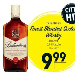 CITTI Markt Ballantine's Finest Blended Scotch Whisky Angebot