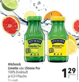 CITTI Markt Hitchcock Limette oder Zitrone Pur Angebot