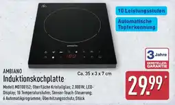 Aldi Nord AMBIANO Induktionskochplatte Angebot