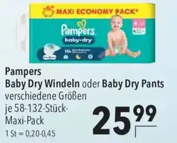 CITTI Markt Pampers Baby Dry Windeln oder Baby Dry Pants Angebot