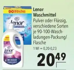 CITTI Markt Lenor Waschmittel Angebot