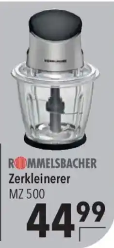CITTI Markt ROMMELSBACHER Zerkleinerer MZ 500 Angebot
