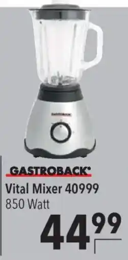 CITTI Markt GASTROBACK Vital Mixer 40999 Angebot