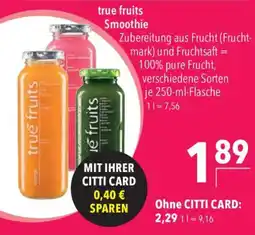 CITTI Markt true fruits Smoothie Angebot