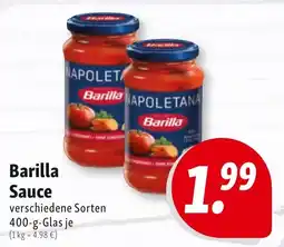 Nah & Frisch Barilla Sauce Angebot