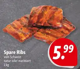 Nah & Frisch Spare Ribs Angebot