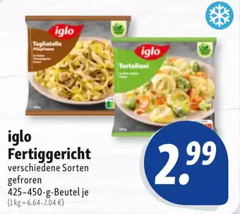 Nah & Frisch iglo Fertiggericht Angebot