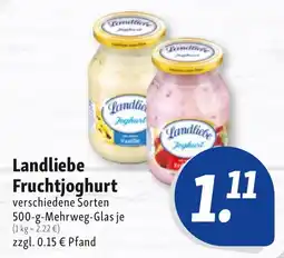 Nah & Frisch Landliebe Fruchtjoghurt Angebot