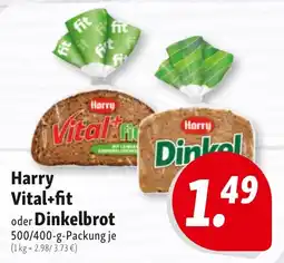 Nah & Frisch Harry Vital+fit oder Dinkelbrot Angebot