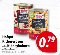 Nah & Frisch Hofgut Kichererbsen oder Kidneybohnen Angebot