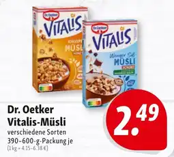 Nah & Frisch Dr. Oetker Vitalis-Müsli Angebot