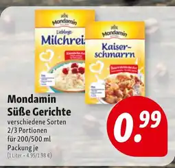 Nah & Frisch Mondamin Süße Gerichte Angebot