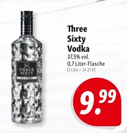 Nah & Frisch Three Sixty Vodka Angebot