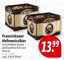 Nah & Frisch Franziskaner Hefeweissbier Angebot