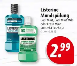 Nah & Frisch Listerine Mundspülung Angebot