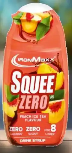 Netto Marken-Discount IronMaxx Squee Zero Peach Ice Tea Flavour Angebot