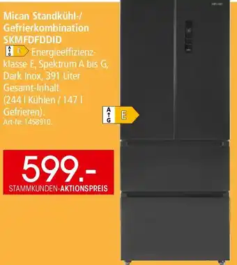 Mican Standkühl-/ Gefrierkombination SKMFDFDDID