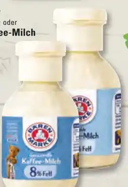 Edeka Frischemarkt Bärenmarke Genussvolle Kaffee-Milch Angebot