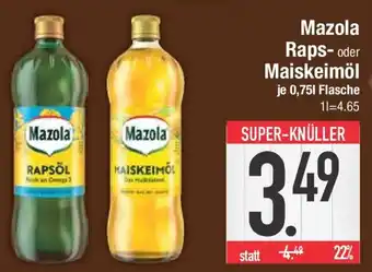 E-Center Mazola Raps- oder Maiskeimöl Angebot