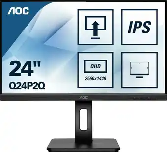 Conrad AOC Q24P2Q LCD-Monitor 60.5 cm (23.8 Zoll) EEK E (A - G) 2560 x 1440 Pixel QHD 4 ms Kop... Angebot