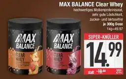 E-Center MAX BALANCE Clear Whey Angebot