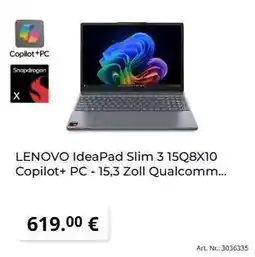 MediaMarkt LENOVO IdeaPad Slim 3 15Q8X10 Angebot