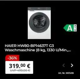 MediaMarkt HAIER HW80-BP14637T G3 Angebot
