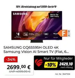 MediaMarkt SAMSUNG GQ65S95H OLED 4K Angebot