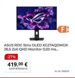 MediaMarkt ASUS ROG Strix OLED XG27AQDMGR Angebot