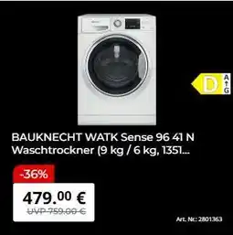 MediaMarkt BAUKNECHT WATK Sense 96 41 N Angebot