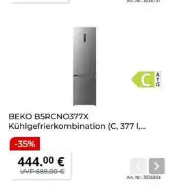 MediaMarkt BEKO B5RCNO377X Angebot
