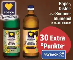 E-Center EDEKA Herzstücke Raps-, Distel- oder Sonnenblumenöl Angebot