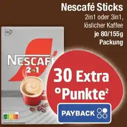 E-Center Nescafé Sticks Angebot
