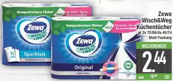 E-Center Zewa Wisch&Weg Küchentücher Angebot